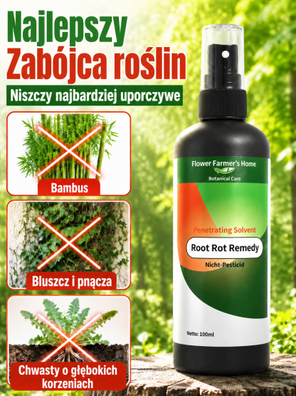 🌿 Przedłużona Wyprzedaż! Root Rot Remedy 100ml — Niszczyciel Root & Chwastów z Certyfikatem TÜV Eco-Safe! Precyzyjne Usuwanie Bez Uszkadzania Kwiatów i Mury!