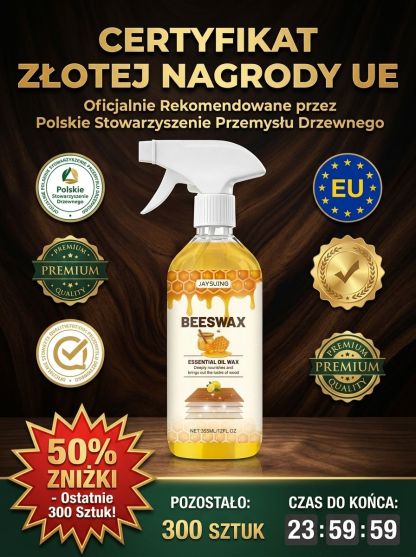 Daj swoim meblom drugie życie! Naturalny wosk pszczeli przywraca blask w kilka sekund ✨🪑Zapomnij o rysach i matowieniu. Jeden spray, luksusowy efekt 🪵💎Więcej niż polerowanie – głębokie odżywienie. Naturalny wosk i cytrynowa świeżość w Twoim domu 🍋🐝