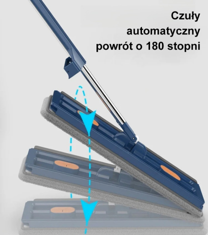 42cm Szeroki Mop Samowyciskający 360° + Skrobak EVA + Ostatnia Szansa na Wyczerpanie Zapasów!