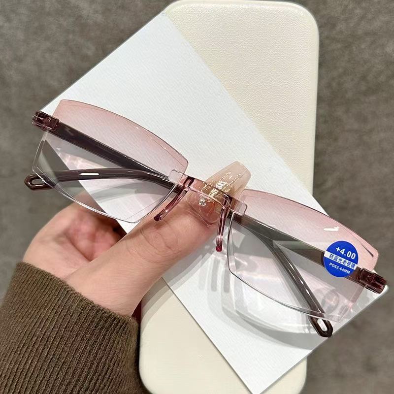 INTELIGENTNE Okulary Auto-Fokus 3w1 z Fotochromem (<30s) + Blokadą Światła Niebieskiego – Bezramkowy Design 15g [Certyfikat ISO/CE] – Wyprzedaż Specjalna!