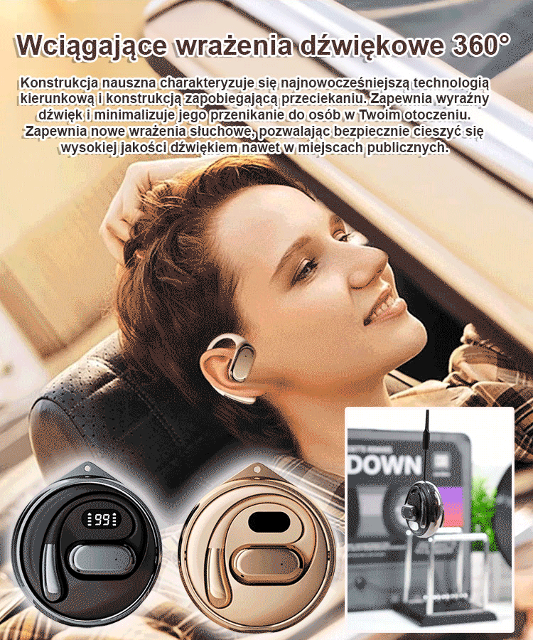 Inteligentne Słuchawki do Tłumaczeń z Hi-Fi (144 Języki) + Certyfikat IPX5 + Oferta Specjalna! 🎧