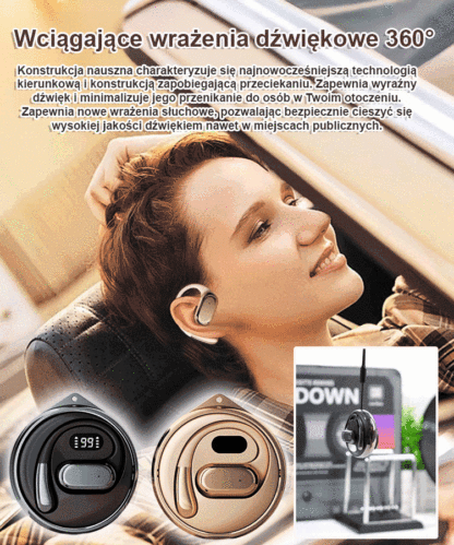Inteligentne Słuchawki do Tłumaczeń z Hi-Fi (144 Języki) + Certyfikat IPX5 + Oferta Specjalna! 🎧