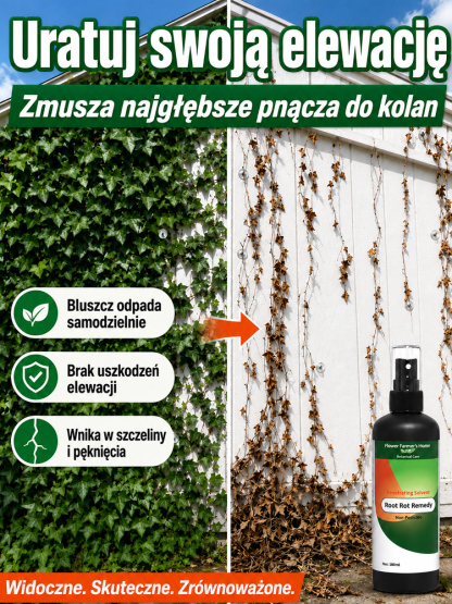 🌿 Przedłużona Wyprzedaż! Root Rot Remedy 100ml — Niszczyciel Root & Chwastów z Certyfikatem TÜV Eco-Safe! Precyzyjne Usuwanie Bez Uszkadzania Kwiatów i Mury!