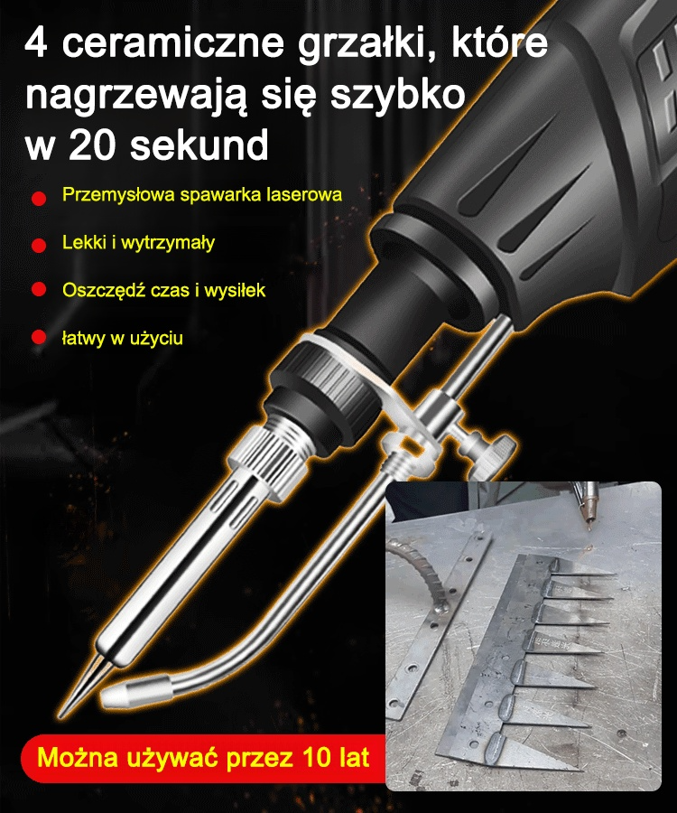 Automatyczna lutownica 2026: Zostań ekspertem od napraw w zaledwie kilka sekund ⚡Napraw sprzęt domowy sam i zaoszczędź fortunę na serwisie 💰Błyskawiczne nagrzewanie do 460°C: To nie tylko lutownica, to Twoja stacja naprawcza 🌡️