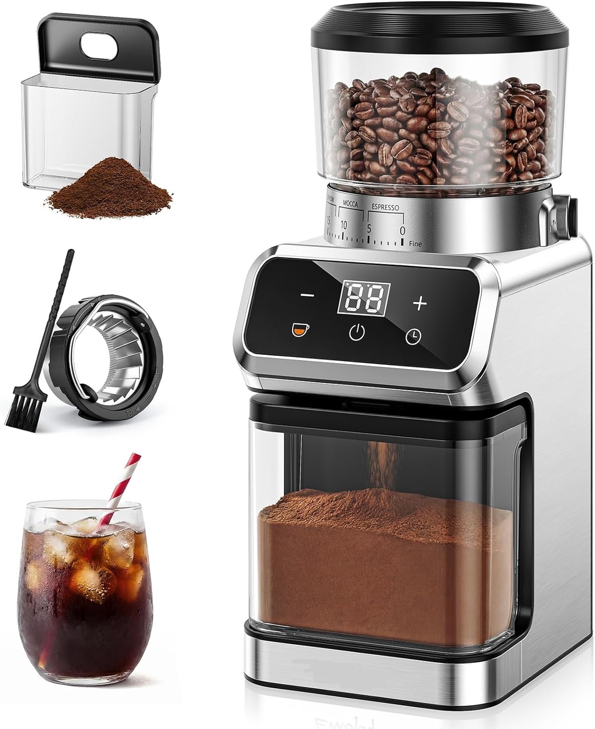 Coffee Grinder Electric,Coffee Bean Grinder with 35 Grind Settings