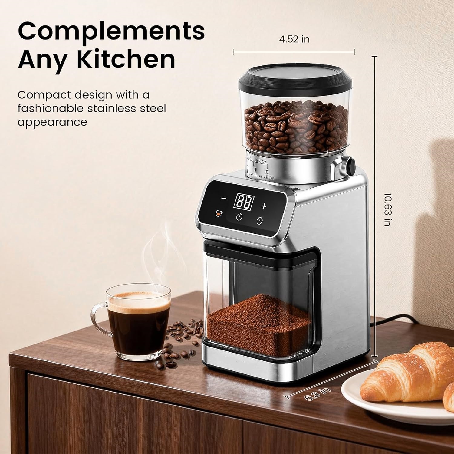 Coffee Grinder Electric,Coffee Bean Grinder with 35 Grind Settings