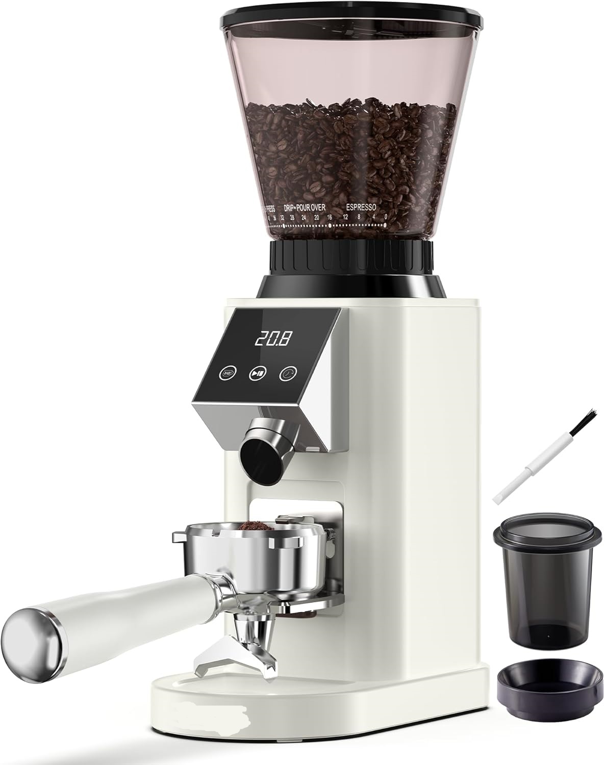 Conical Burr Coffee Grinder, 48 Grind Settings