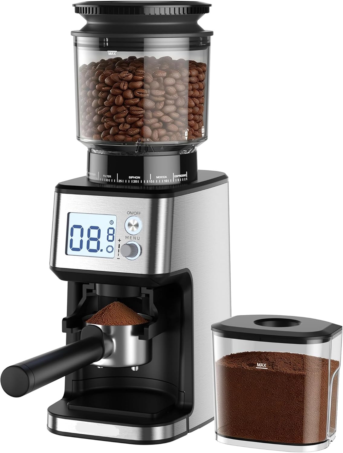 51 Precise Grind Settings Automatic Coffee Grinder