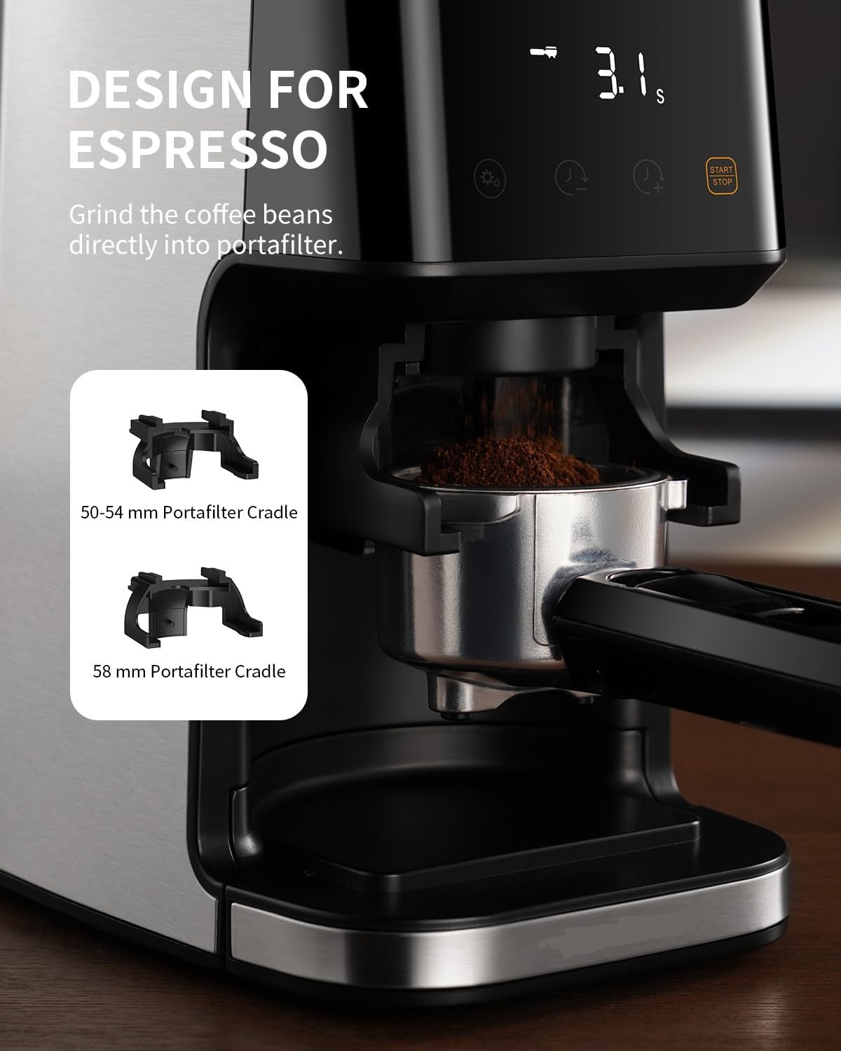 Conical Burr Espresso Coffee Grinder Electric