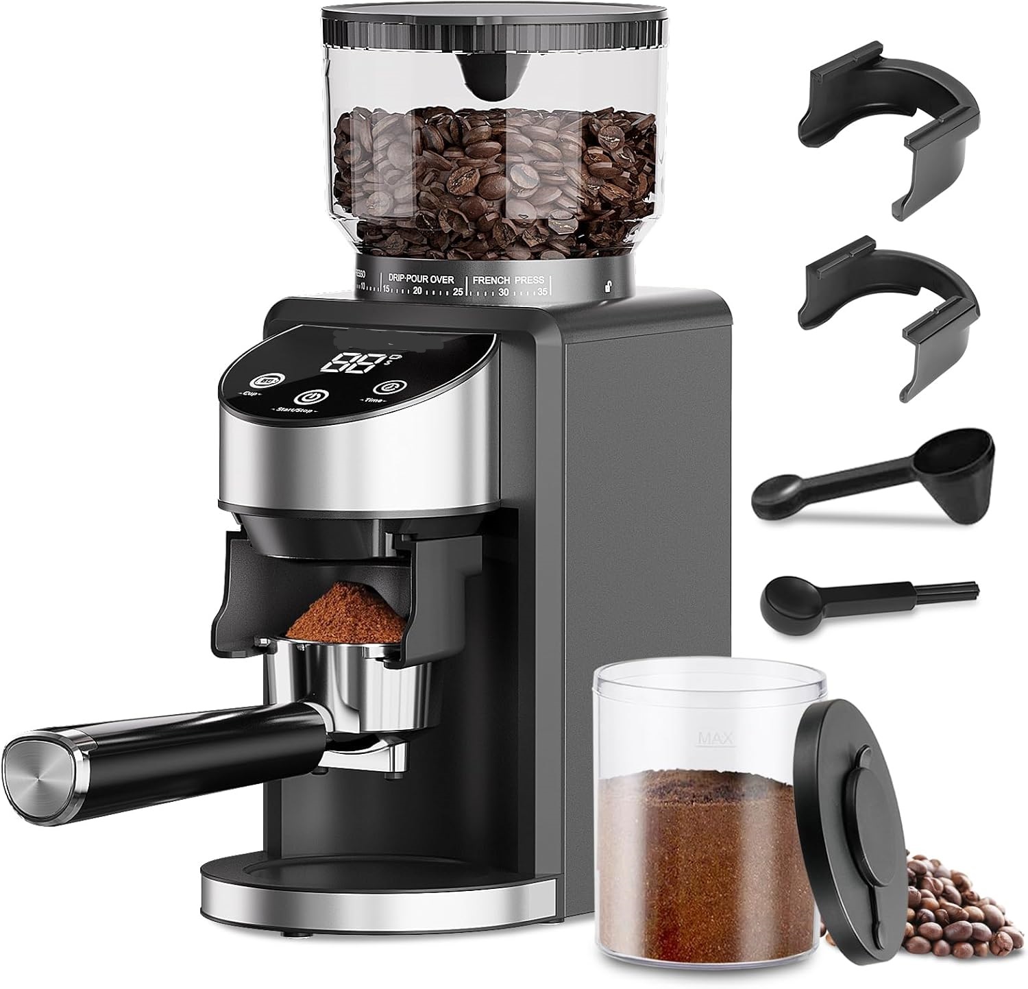 Coffee Bean Grinder with 35 Grind Settings