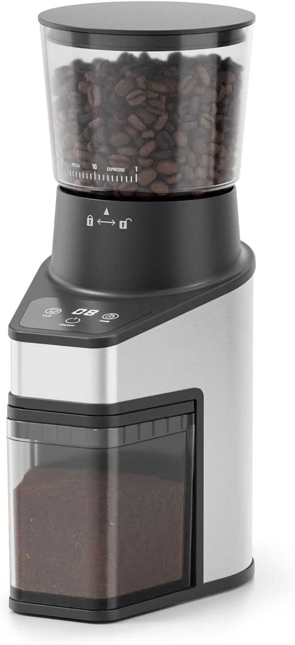 Electric Conical Bean Grinder with Touch Screen