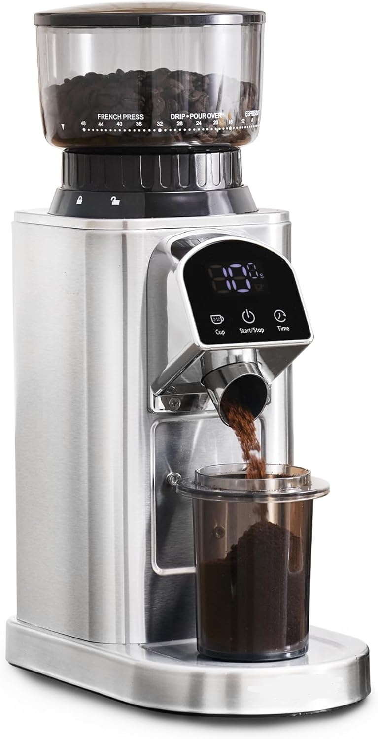 Electric Coffee Bean Grinder with 48 Precise Settings