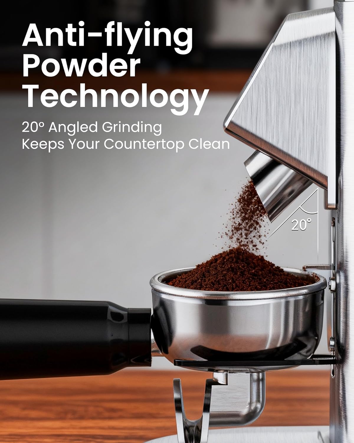 Electric Coffee Bean Grinder with 48 Precise Settings