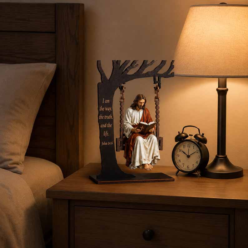 📚Last Day 60% OFF - Christian Jesus Swing Ornament