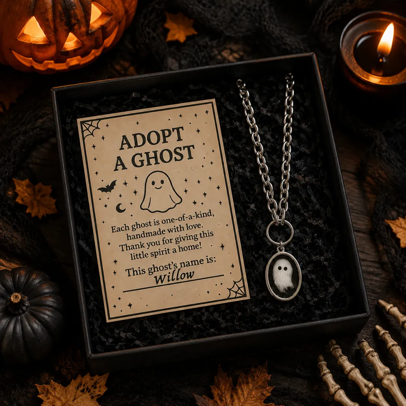 Ghost Adoption Necklace