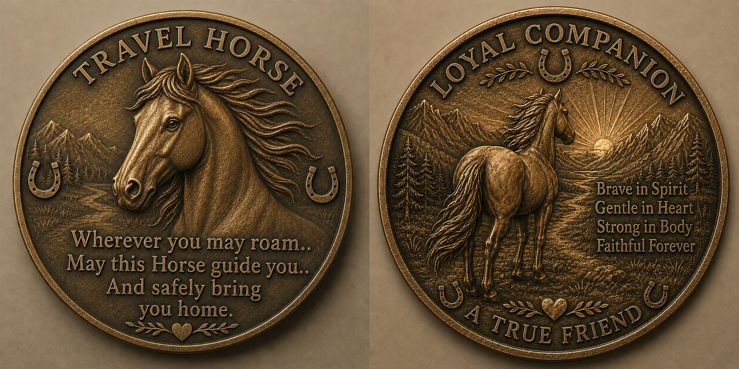 🐎 Travel Horse Lucky Coin