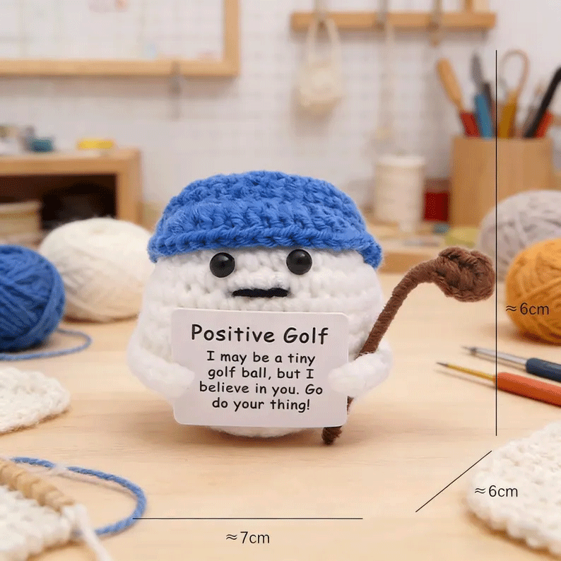 ⛳Positive Golf Crochet Buddy