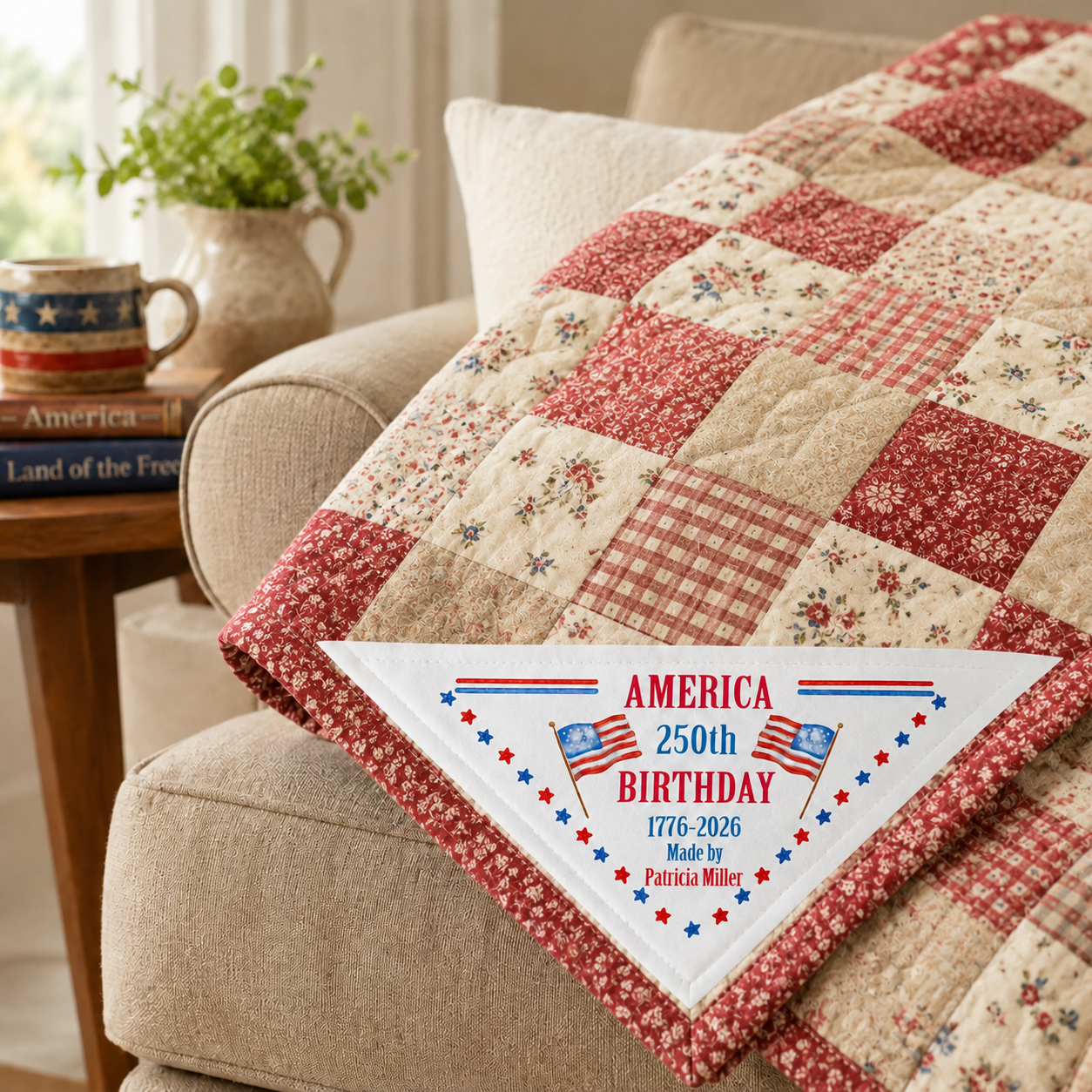 🎁Last Day 60% OFF - America 250th Birthday Quilt Labels
