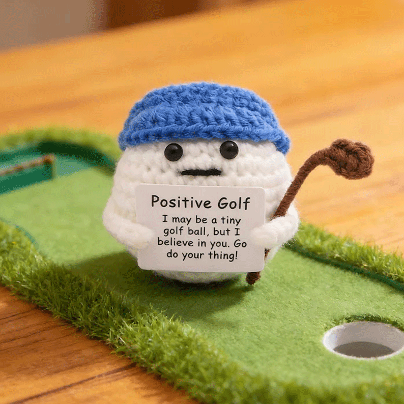 ⛳Positive Golf Crochet Buddy