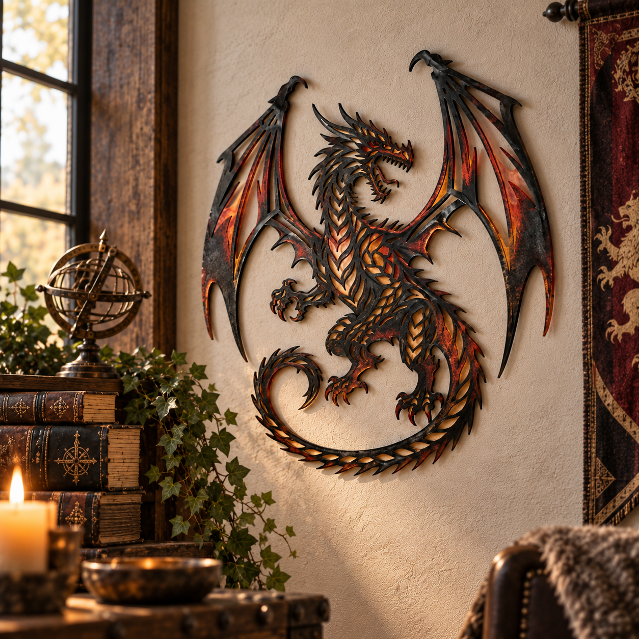 Dragon Metal Wall Art