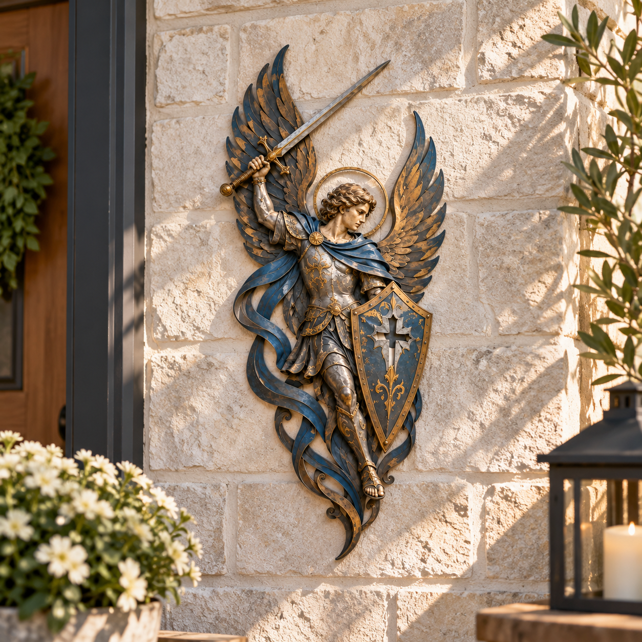 Saint Michael Archangel Metal Wall Decor