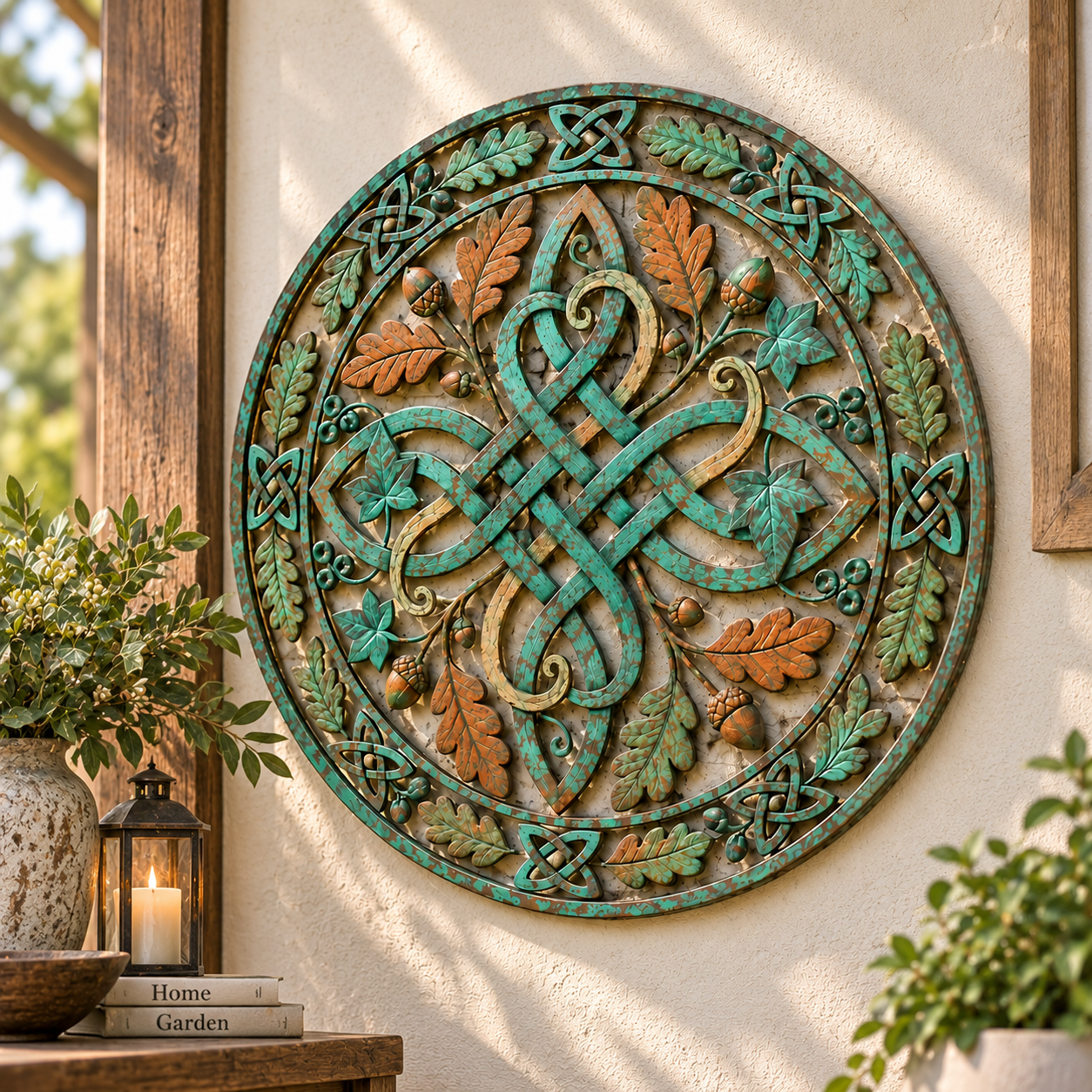 Celtic Oak Tree Knot Garden Wall Decor