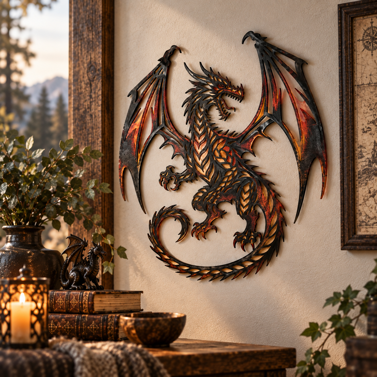 Dragon Metal Wall Art