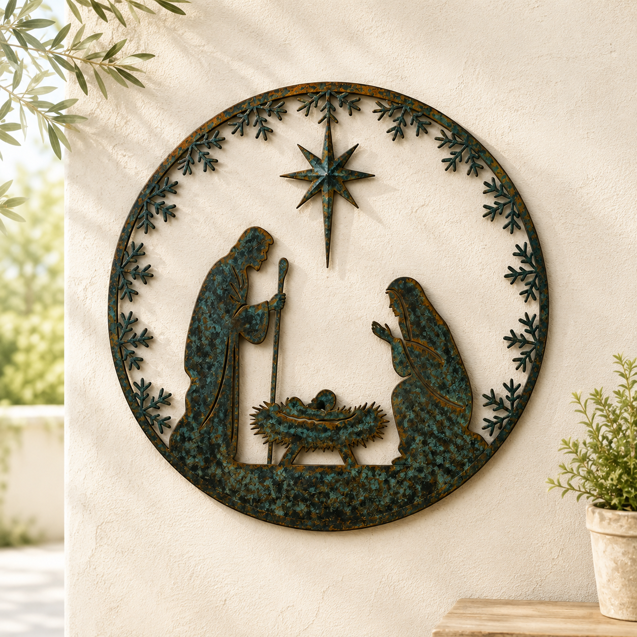Nativity Scene Christmas Wall Decor