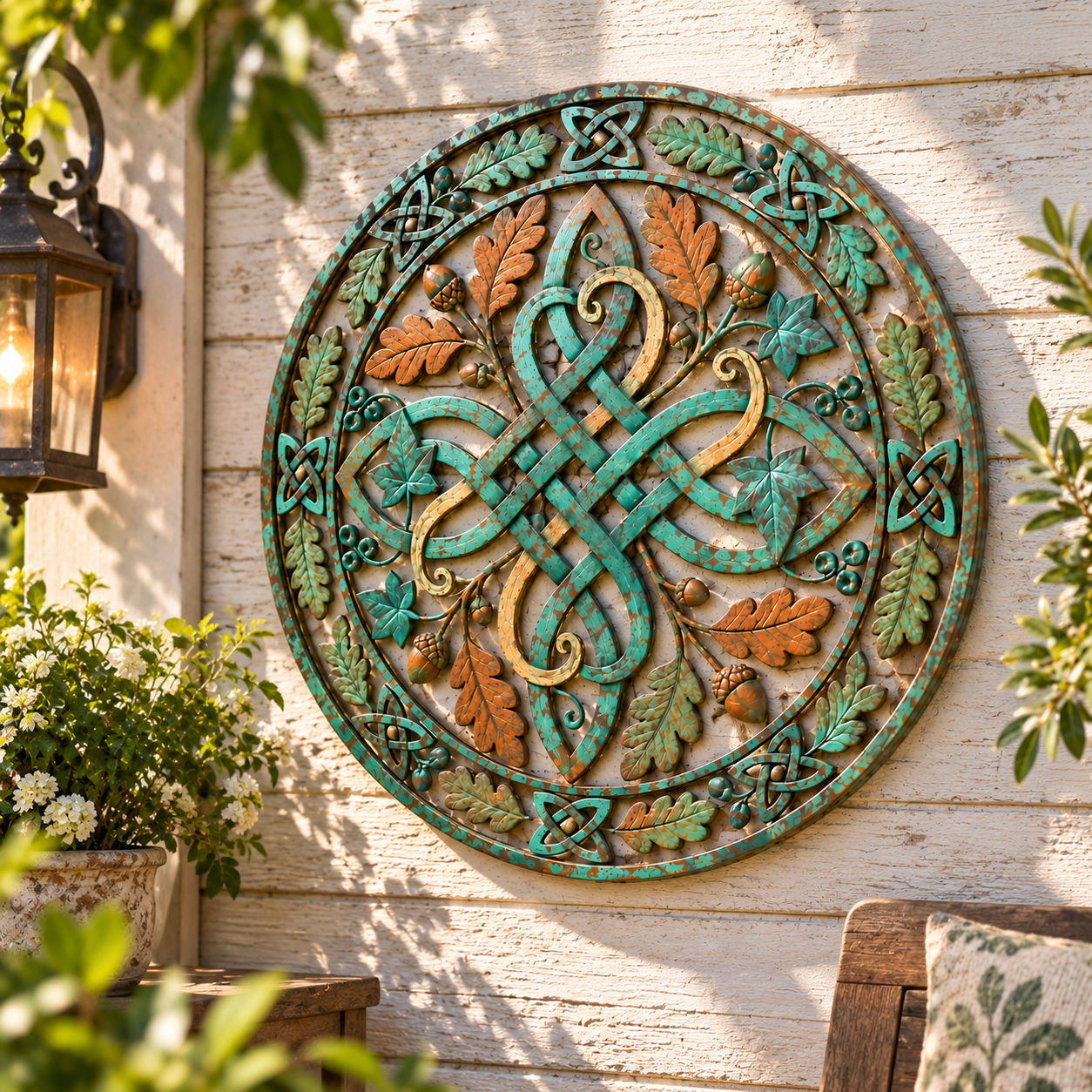 Celtic Oak Tree Knot Garden Wall Decor