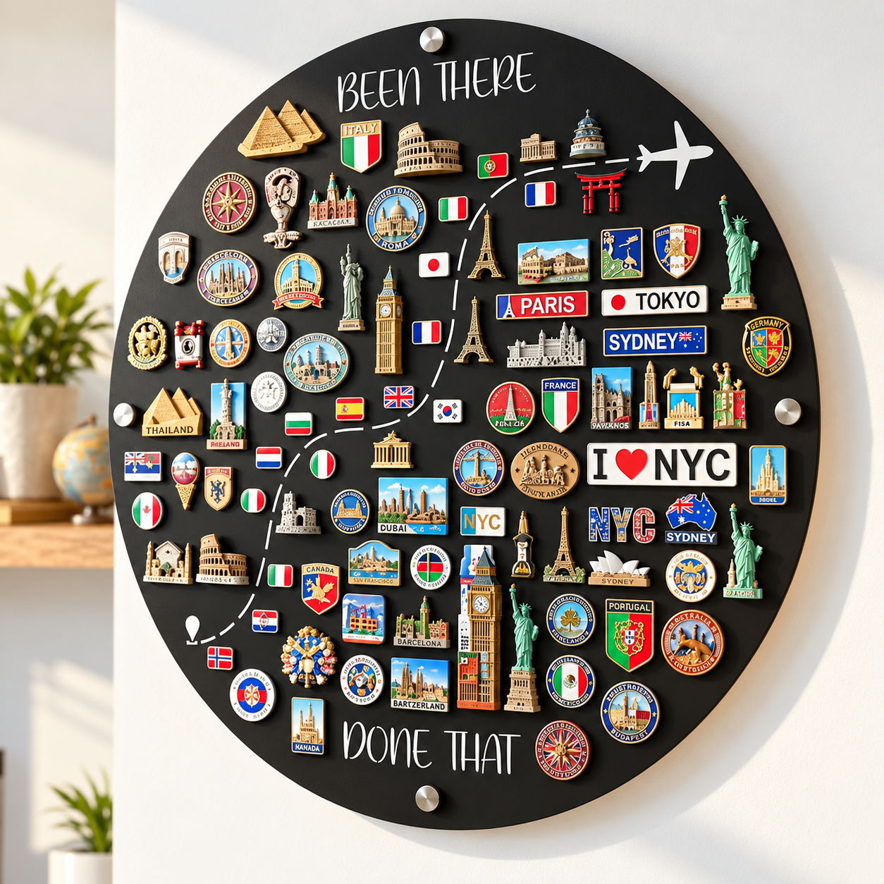 Travel Magnet Board
