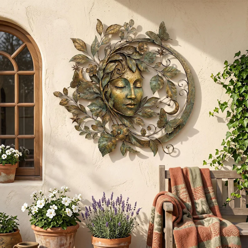 Green Forest Goddess Wall Decor