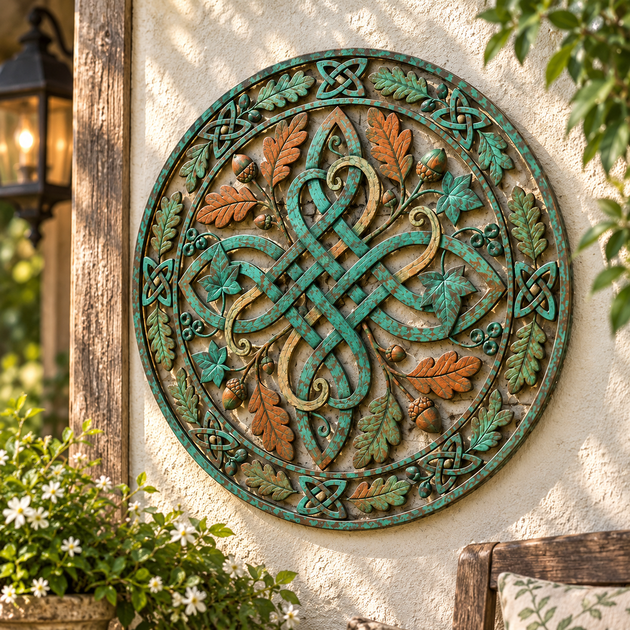 Celtic Oak Tree Knot Garden Wall Decor