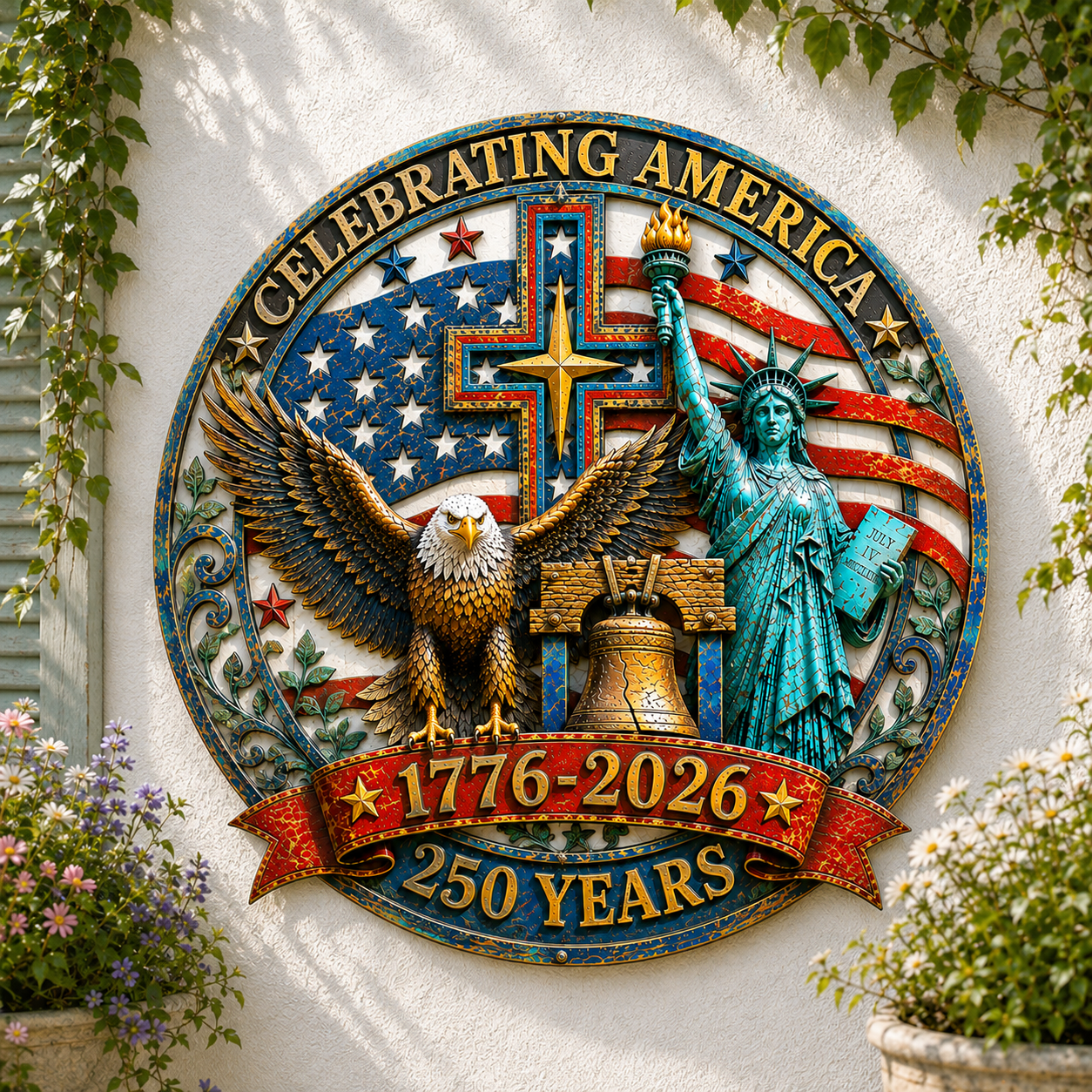 🇺🇸 America 250th Anniversary Patriotic Wall Decor