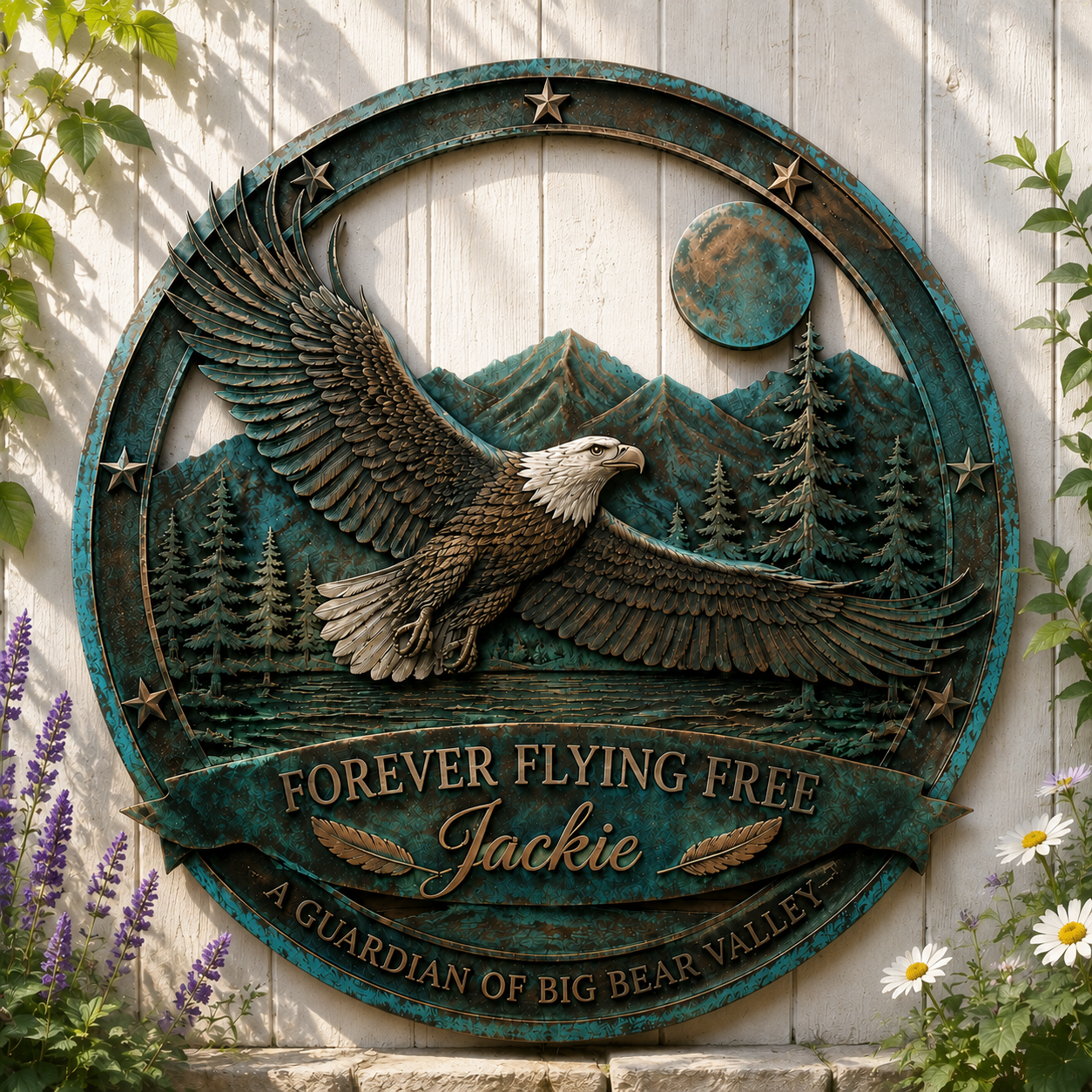 Jackie Bald Eagle Memorial Wall Art