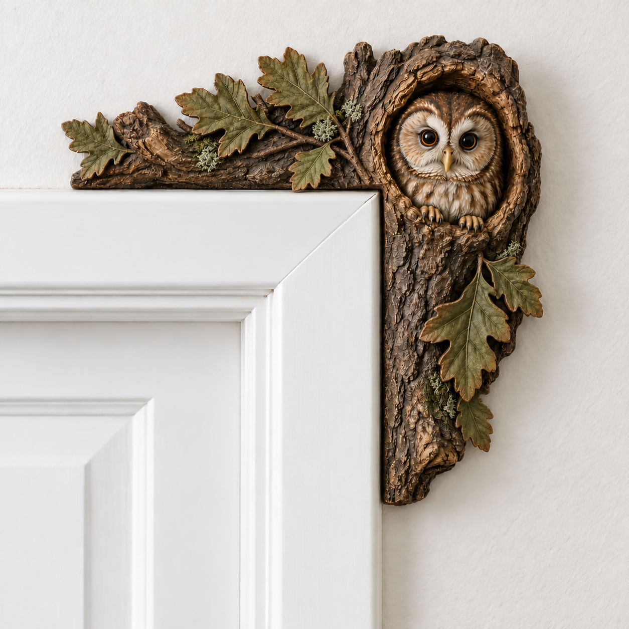 Owl Tree Hollow Door Topper