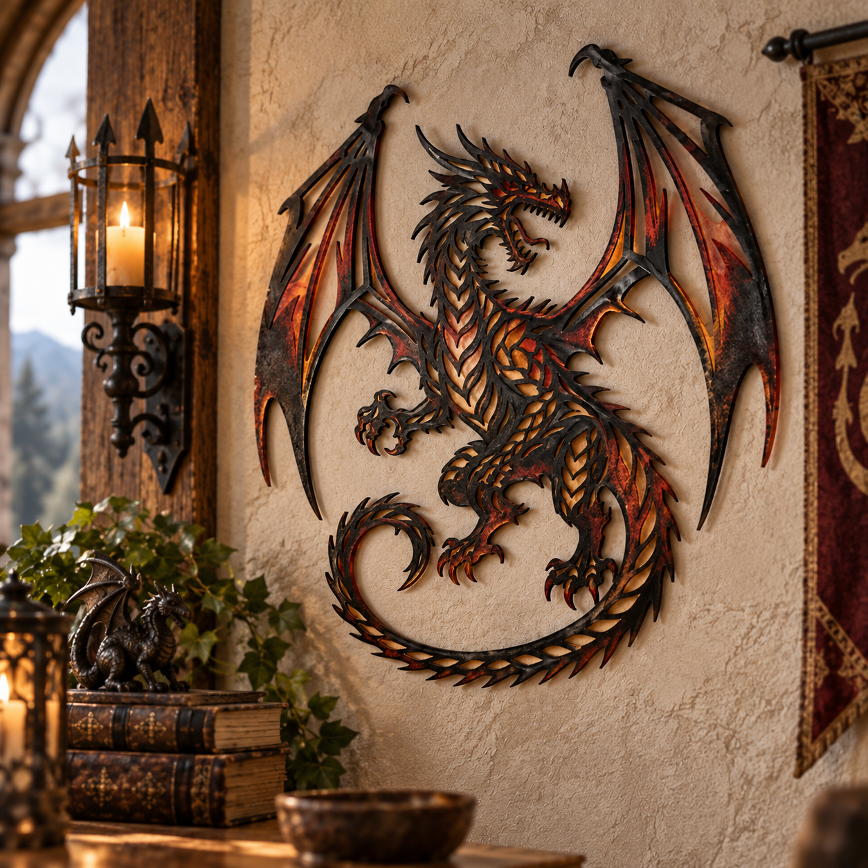 Dragon Metal Wall Art