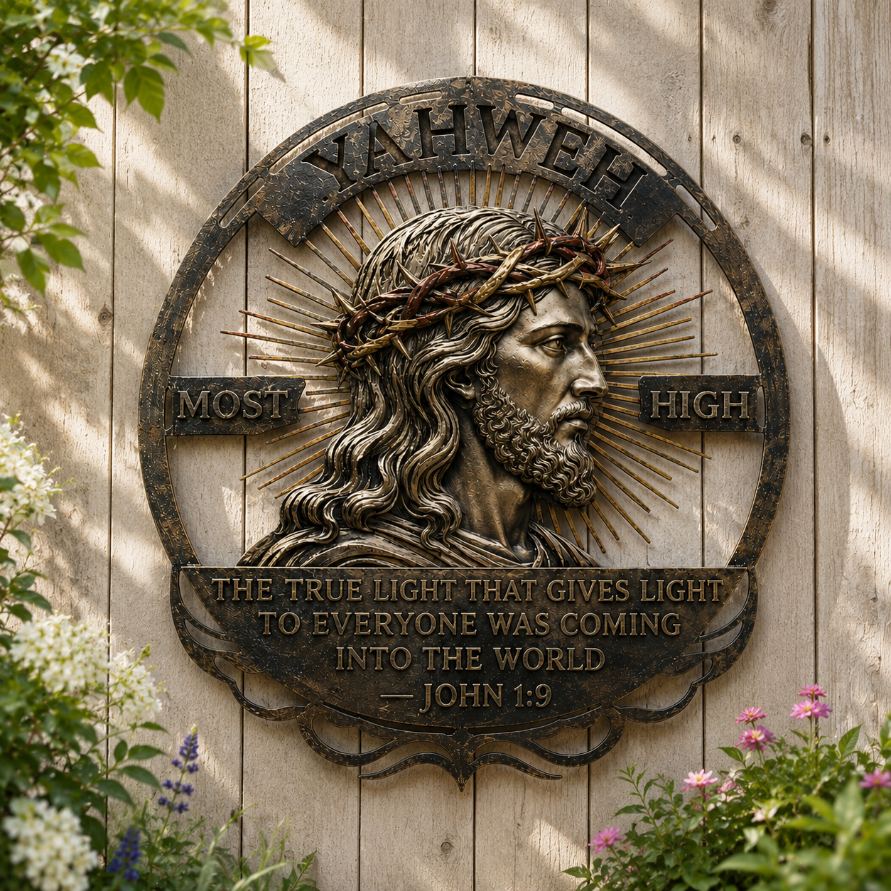 Yahweh Most High Jesus Wall Decor