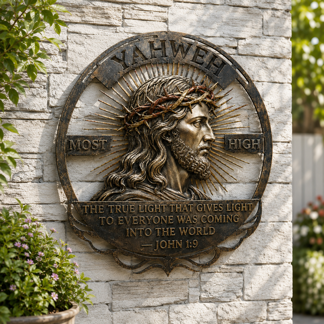 Yahweh Most High Jesus Wall Decor