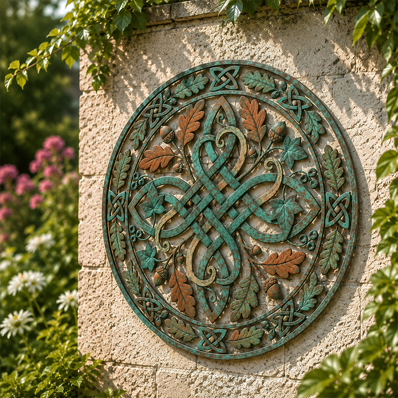 Celtic Oak Tree Knot Garden Wall Decor