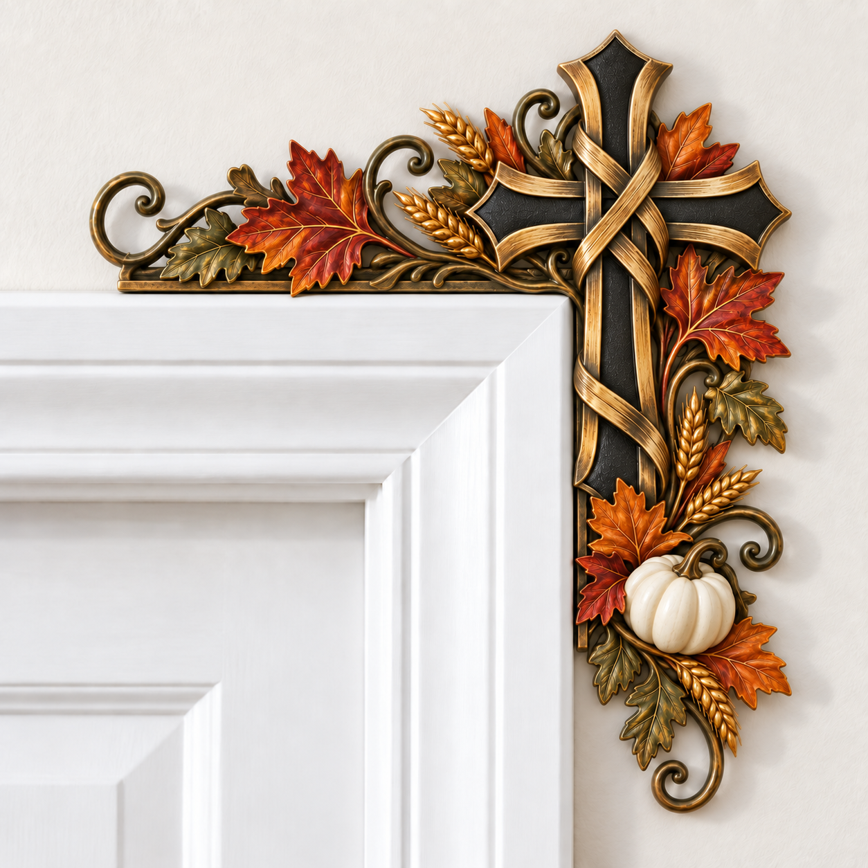 Autumn Cross Door Topper