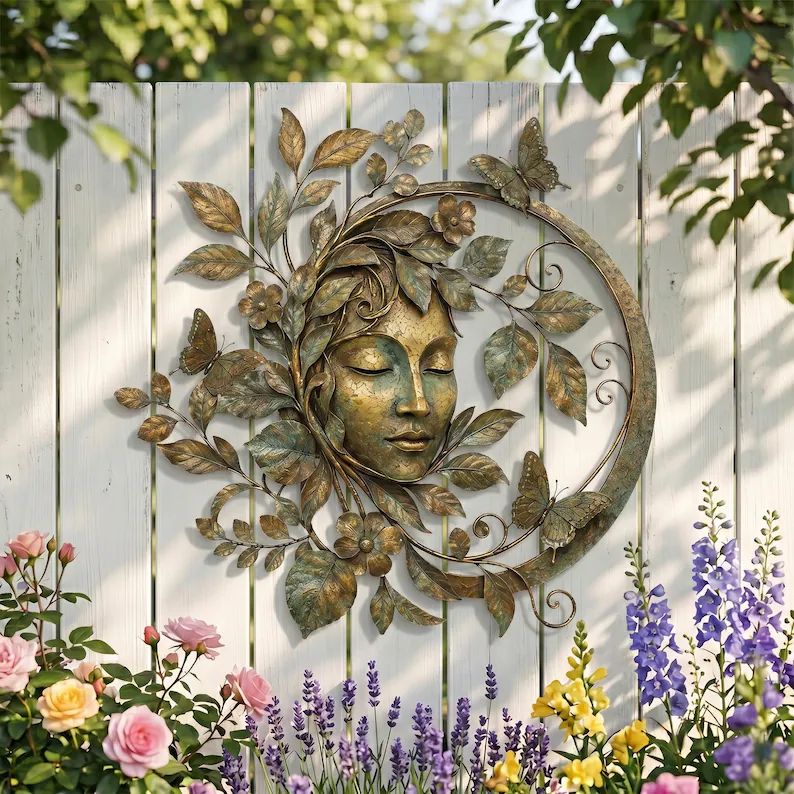 Green Forest Goddess Wall Decor