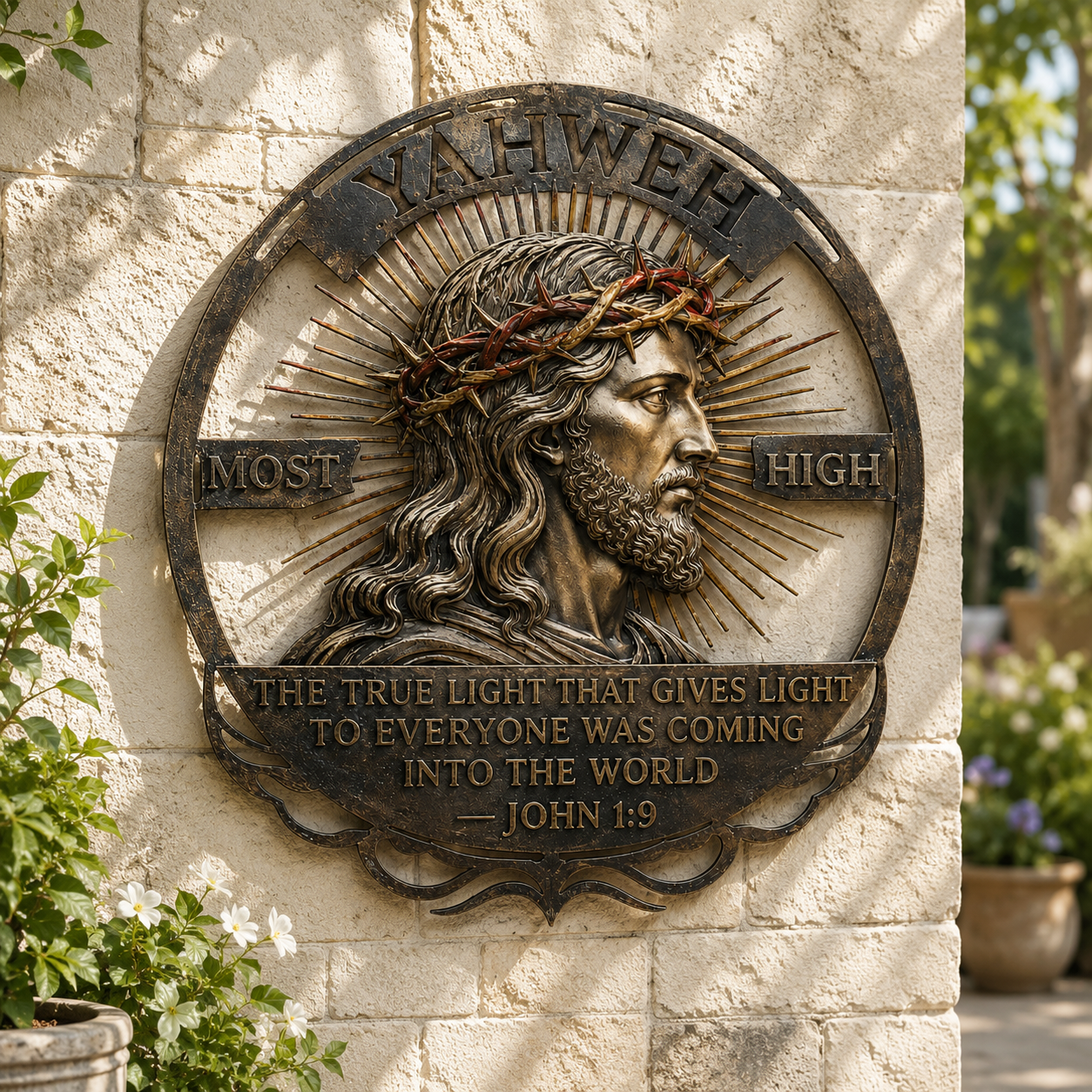 Yahweh Most High Jesus Wall Decor