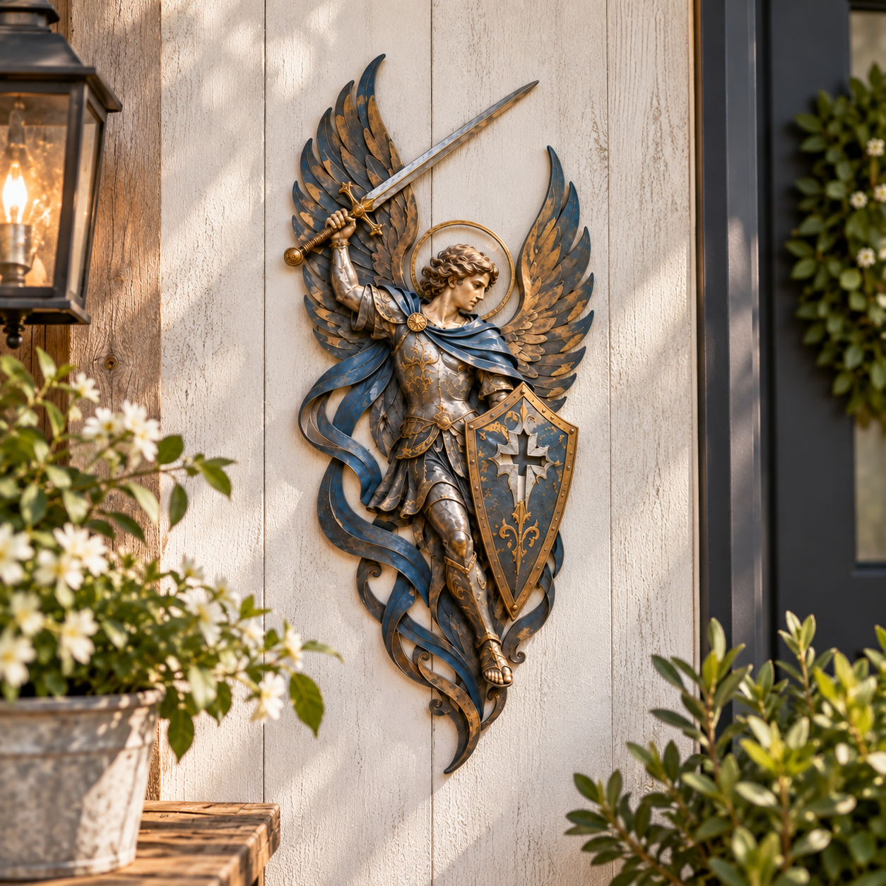 Saint Michael Archangel Metal Wall Decor