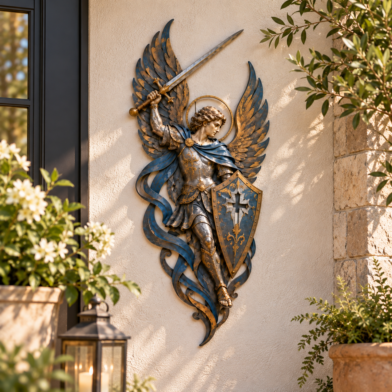 Saint Michael Archangel Metal Wall Decor