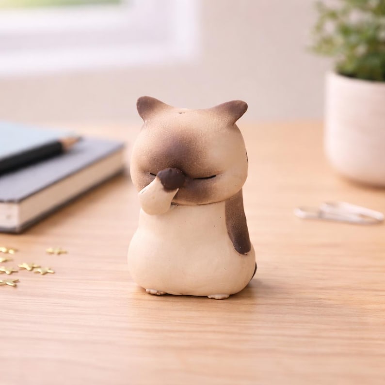 Cute cat desktop ornament, desktop decor