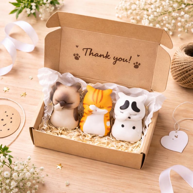 Cute cat desktop ornament, desktop decor