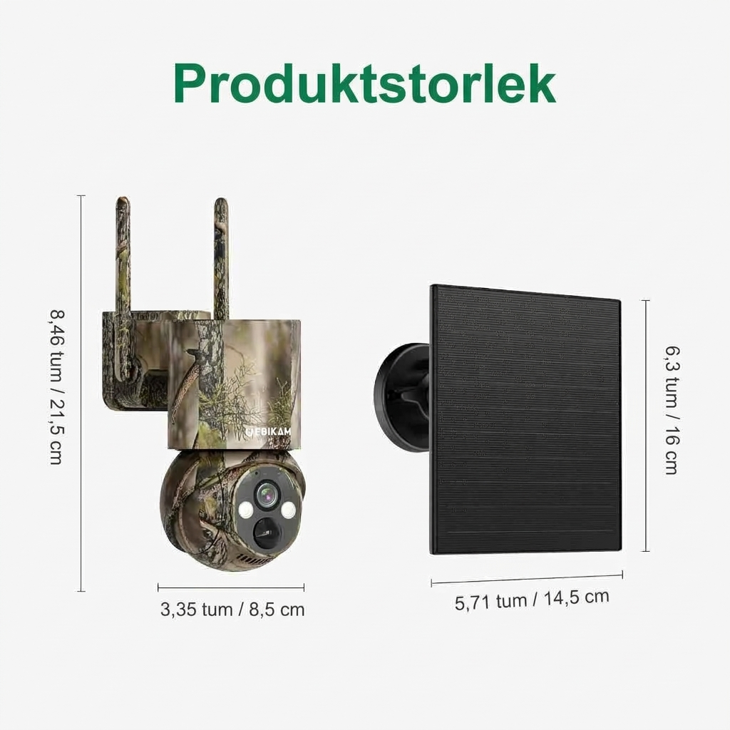 4G LTE mobilansluten spårkamera