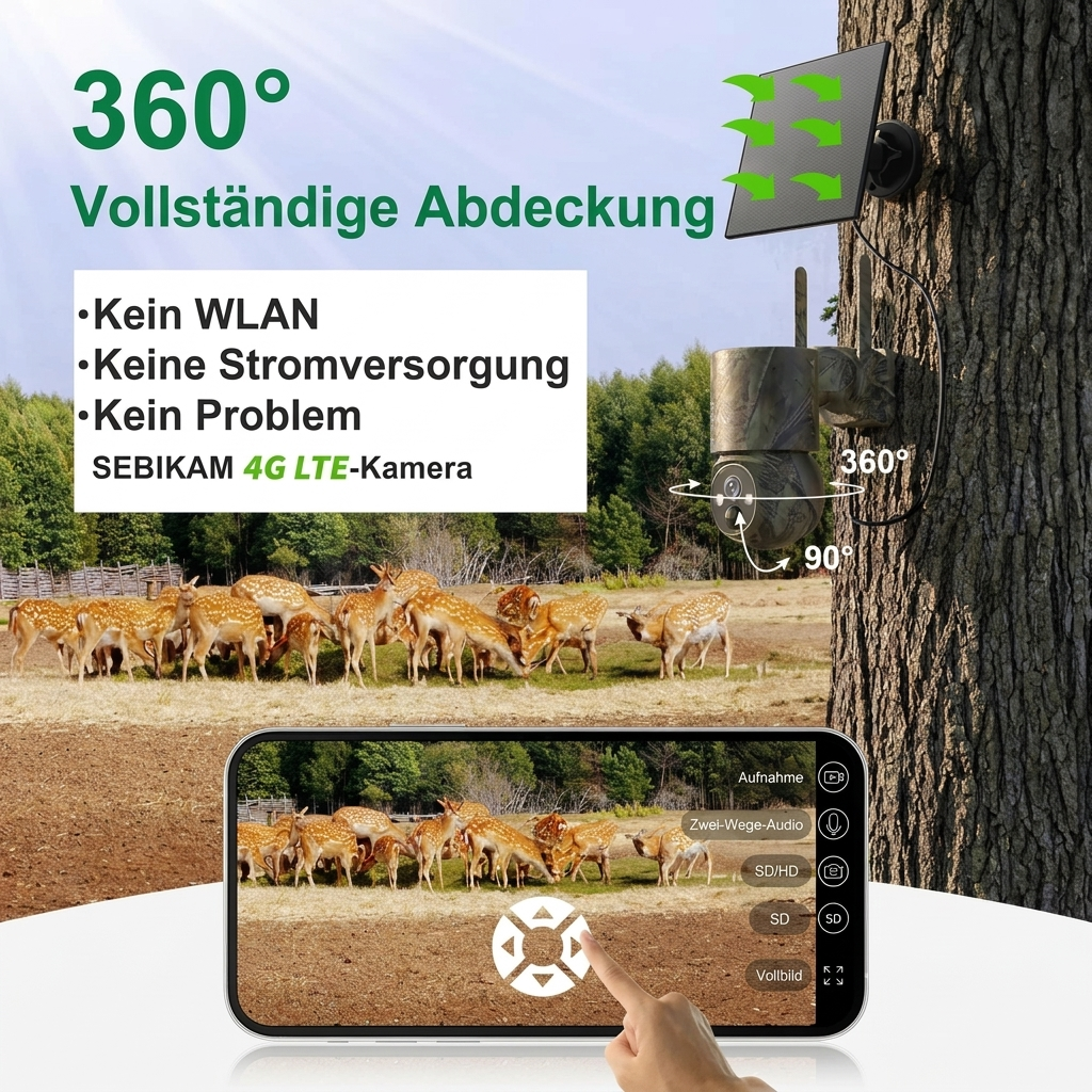 [Copy]4G LTE-Mobilfunkverbindung Wildkamera