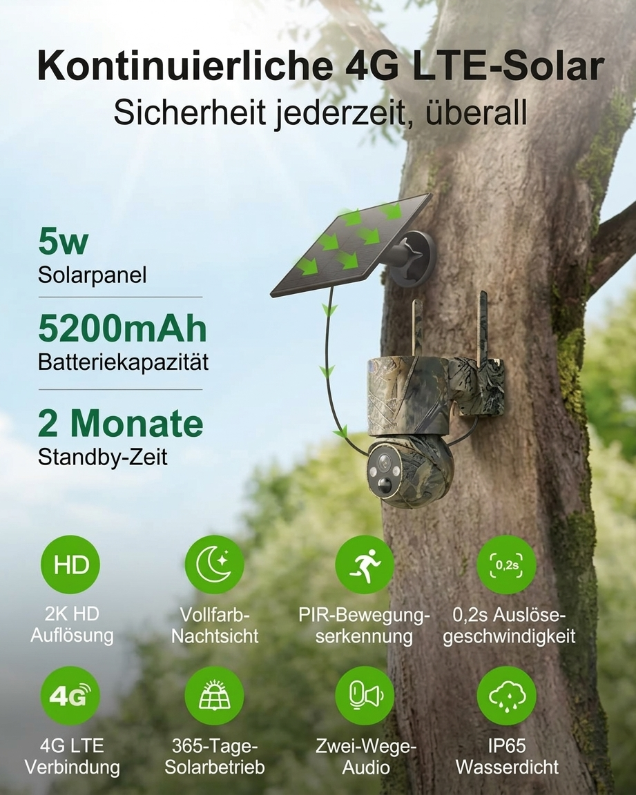 [Copy]4G LTE-Mobilfunkverbindung Wildkamera