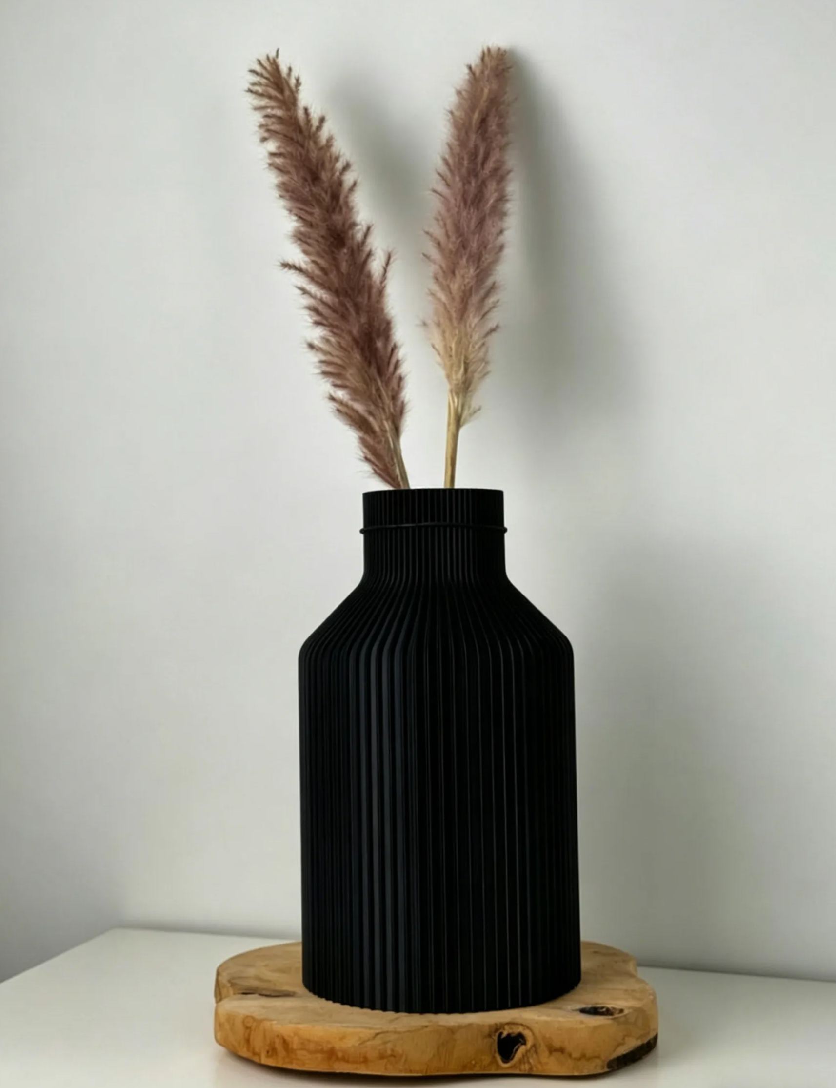 3D Printed Vase, Modern Sustainable Dried Flower Home Decor